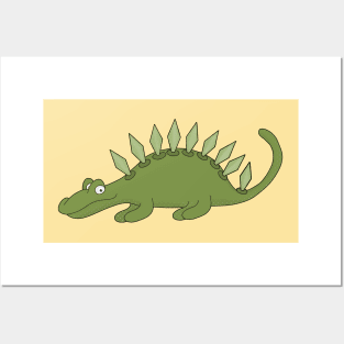 Cute Magical Dinosaur Posters and Art